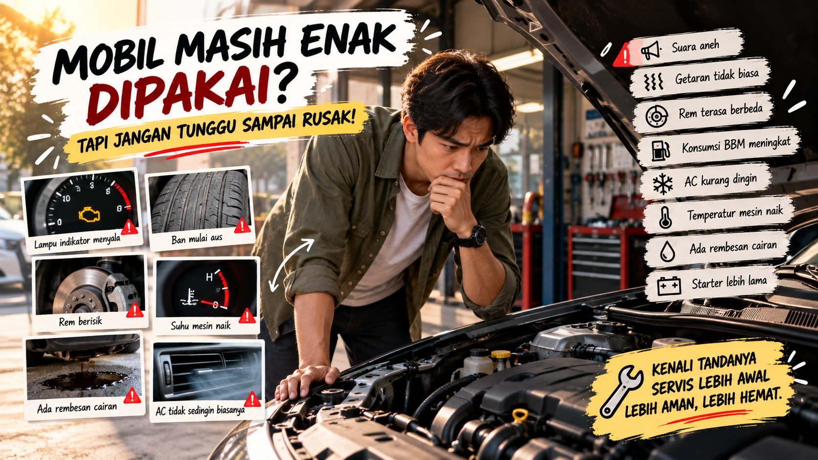Tanda Mobil Perlu Servis Sebelum Kerusakan Jadi Besar